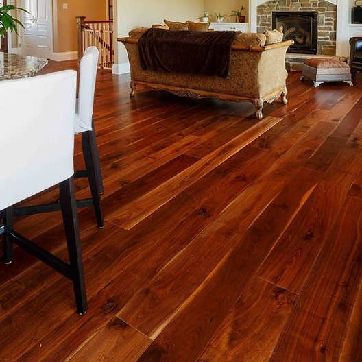 hardwood flooring - Walnut